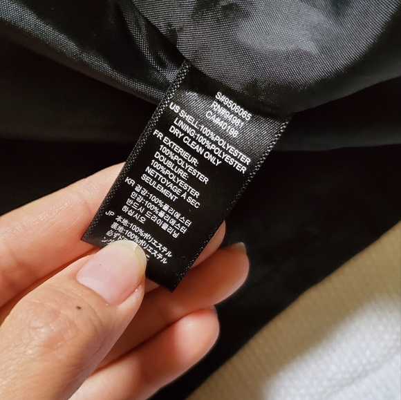 Blue and Black checkered skirt - Picture 3 of 3